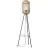 Brilliant Standleuchte Holzrow Metall Bambus Braun | 450mm - Geeignet für 1x E27